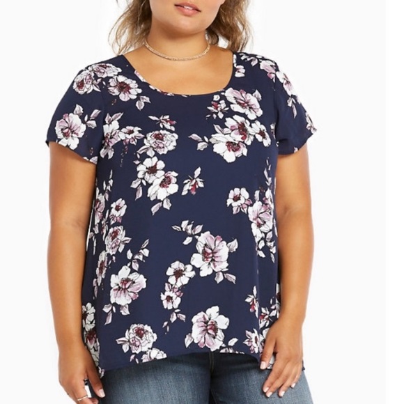 Torrid Floral print Blouse - Picture 1 of 5